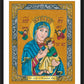Wall Frame Black, Matted - Our Lady of Perpetual Help by Brenda Nippert - Trinity Stores