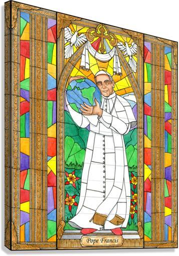 Canvas Print - Pope Francis by Brenda Nippert - Trinity Stores