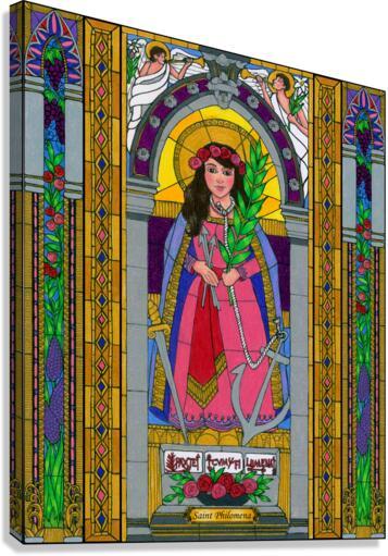 Canvas Print - St. Philomena by Brenda Nippert - Trinity Stores