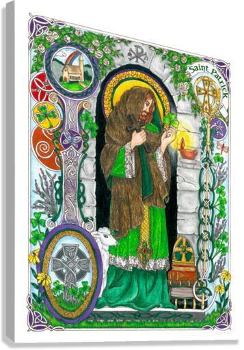 Canvas Print - St. Patrick by B. Nippert