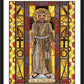 Wall Frame Black, Matted - St. Padre Pio of Pietrelcina by Brenda Nippert - Trinity Stores