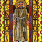Wall Frame Espresso, Matted - St. Padre Pio of Pietrelcina by Brenda Nippert - Trinity Stores