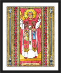 Wall Frame Black - St. Paul VI by B. Nippert