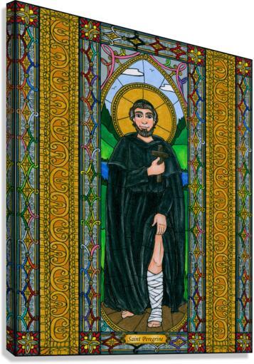 Canvas Print - St. Peregrine by B. Nippert