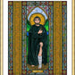 Wall Frame Gold, Matted - St. Peregrine by Brenda Nippert - Trinity Stores