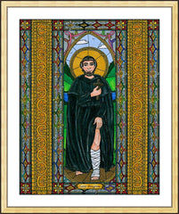 Wall Frame Gold - St. Peregrine by B. Nippert