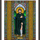 Wall Frame Espresso, Matted - St. Peregrine by Brenda Nippert - Trinity Stores