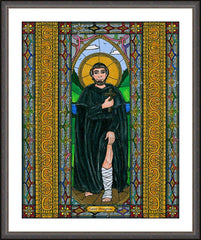 Wall Frame Espresso - St. Peregrine by B. Nippert