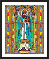 Wall Frame Black - St. Patrick by B. Nippert
