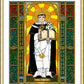 Wall Frame Gold, Matted - St. Thomas Aquinas by Brenda Nippert - Trinity Stores