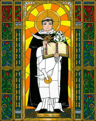 Metal Print - St. Thomas Aquinas by B. Nippert