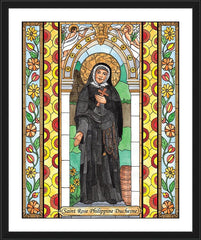 Wall Frame Black - St. Rose Duchesne by B. Nippert