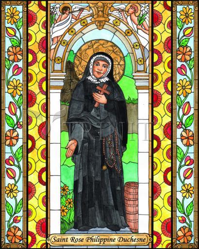 Wall Frame Gold, Matted - St. Rose Duchesne by Brenda Nippert - Trinity Stores
