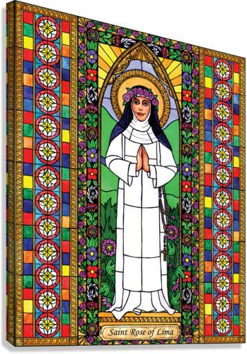 Canvas Print - St. Rose of Lima by B. Nippert
