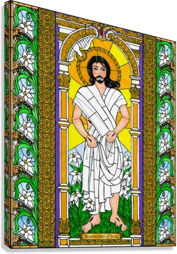 Canvas Print - Resurrection of Jesus by B. Nippert