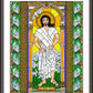 Wall Frame Espresso, Matted - Resurrection of Jesus by Brenda Nippert - Trinity Stores