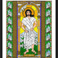 Wall Frame Black, Matted - Resurrection of Jesus by Brenda Nippert - Trinity Stores