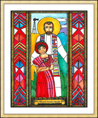 Wall Frame Gold - Bl. Stanley Rother by B. Nippert