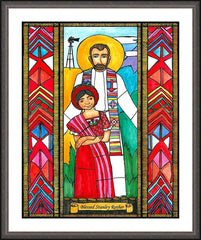 Wall Frame Espresso - Bl. Stanley Rother by B. Nippert