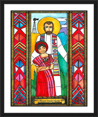 Wall Frame Black - Bl. Stanley Rother by B. Nippert