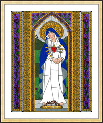 Wall Frame Gold - Our Lady of Sorrows by B. Nippert