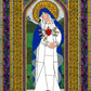 Wall Frame Espresso, Matted - Our Lady of Sorrows by B. Nippert