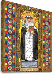 Canvas Print - St. Catherine of Siena by B. Nippert