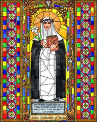 Metal Print - St. Catherine of Siena by B. Nippert