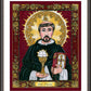 Wall Frame Espresso, Matted - St. Dominic by Brenda Nippert - Trinity Stores