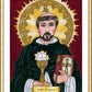 Wall Frame Gold, Matted - St. Dominic by Brenda Nippert - Trinity Stores