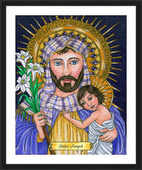 Wall Frame Black - St. Joseph by B. Nippert