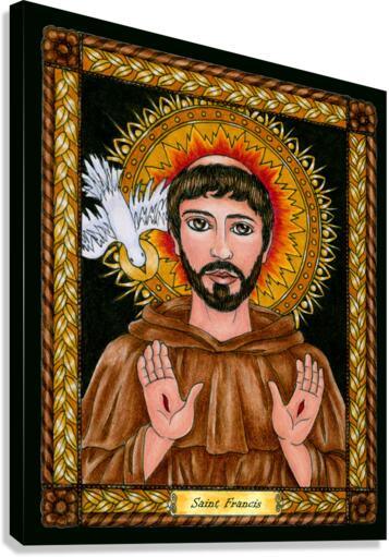 Canvas Print - St. Francis of Assisi by Brenda Nippert - Trinity Stores