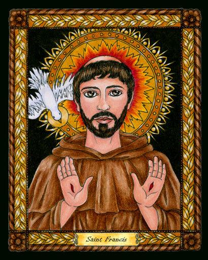 Acrylic Print - St. Francis of Assisi by Brenda Nippert - Trinity Stores