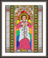 Wall Frame Espresso - St. Agatha by B. Nippert