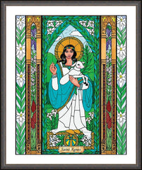 Wall Frame Espresso - St. Agnes by B. Nippert