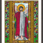 Wall Frame Espresso, Matted - St. Simon the Apostle by B. Nippert