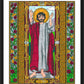 Wall Frame Black, Matted - St. Simon the Apostle by B. Nippert