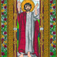 Wall Frame Espresso, Matted - St. Simon the Apostle by Brenda Nippert - Trinity Stores