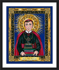 Wall Frame Black - St. John Neumann by B. Nippert