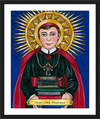 Wall Frame Black - St. John Neumann by B. Nippert