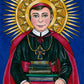 Wall Frame Espresso, Matted - St. John Neumann by Brenda Nippert - Trinity Stores