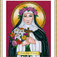 Wall Frame Gold, Matted - St. Rose of Lima by Brenda Nippert - Trinity Stores