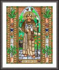 Wall Frame Espresso - St. Junipero Serra by B. Nippert