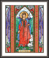 Wall Frame Espresso - St. Seraphina by B. Nippert