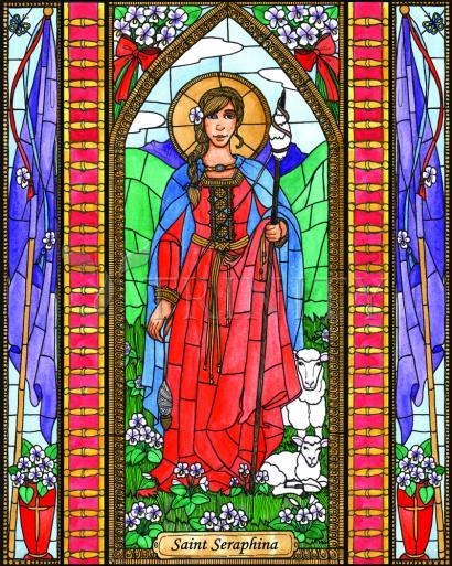 Canvas Print - St. Seraphina by Brenda Nippert - Trinity Stores