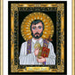 Wall Frame Gold, Matted - St. Francis Xavier by Brenda Nippert - Trinity Stores