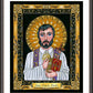 Wall Frame Espresso, Matted - St. Francis Xavier by Brenda Nippert - Trinity Stores