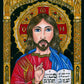 Wall Frame Gold, Matted - Christ the Teacher by Brenda Nippert - Trinity Stores