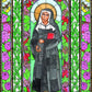 Wall Frame Espresso, Matted - St. Mother Theodore Guerin by Brenda Nippert - Trinity Stores