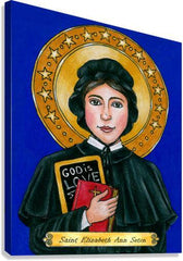 Canvas Print - St. Elizabeth Ann Seton by B. Nippert